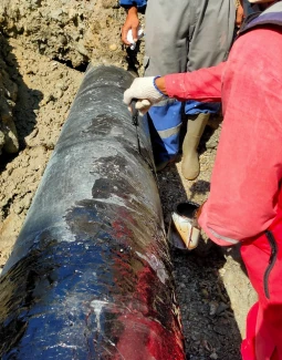 Repair 3LPE coating for pipeline 4